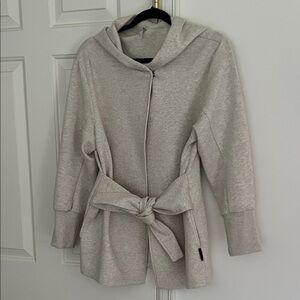 Varley Heathered Gray Hooded Jacket size S / M excellent